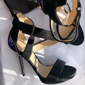 Marciano Crisscross black sandal